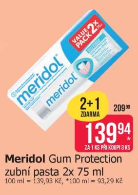 Meridol Gum Protection zubní pasta 2x 75 ml