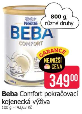 Beba Comfort pokračovací kojenecká výživa