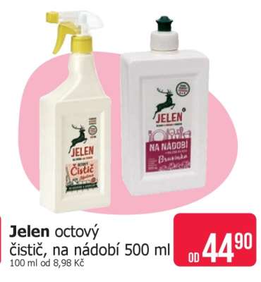 Jelen octový čistič, na nádobí 500 ml