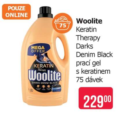 Woolite Keratin Therapy Darks Denim Black