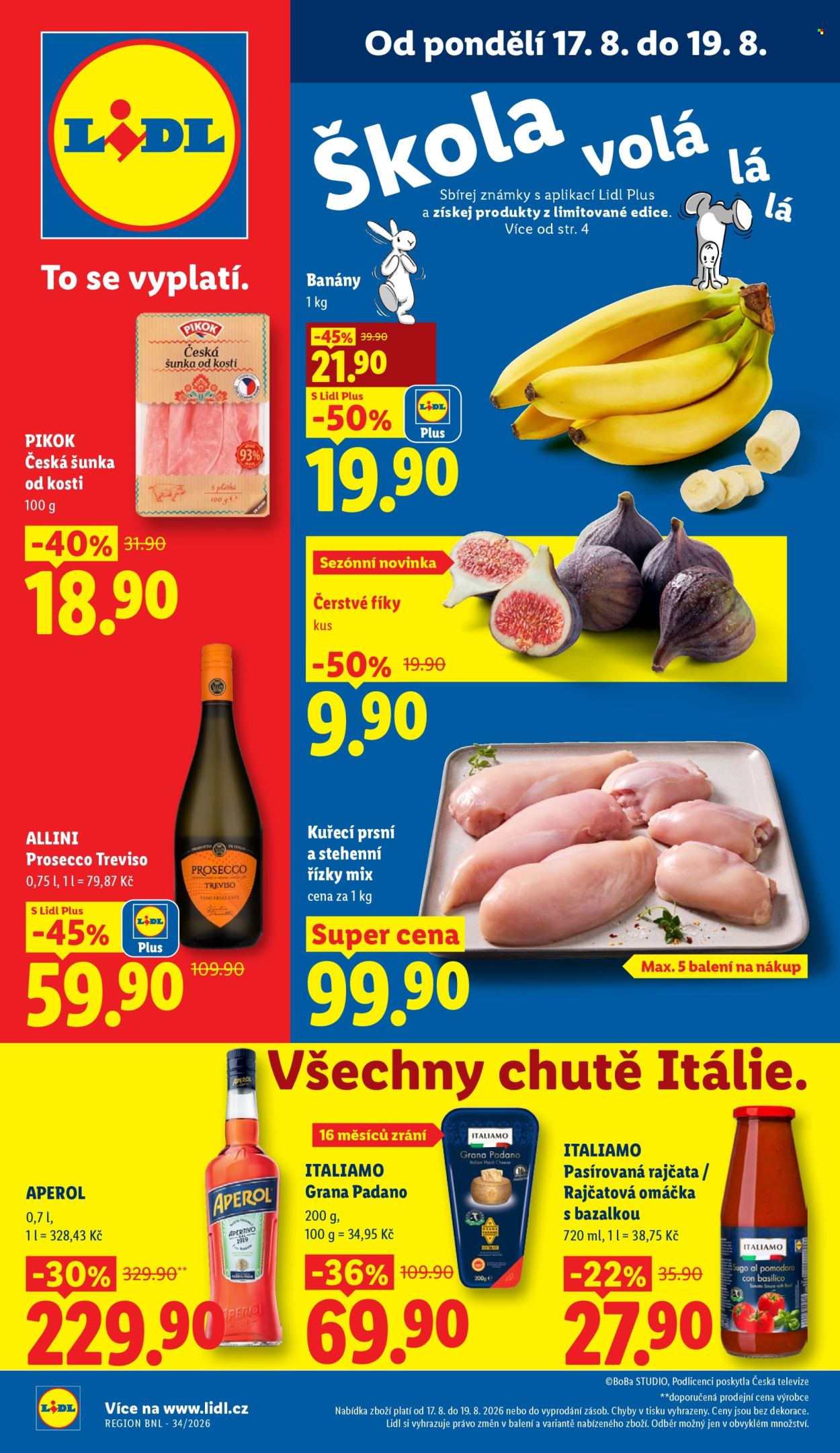 Leták Lidl - 17.8.2026 - 19.8.2026. Strana 1