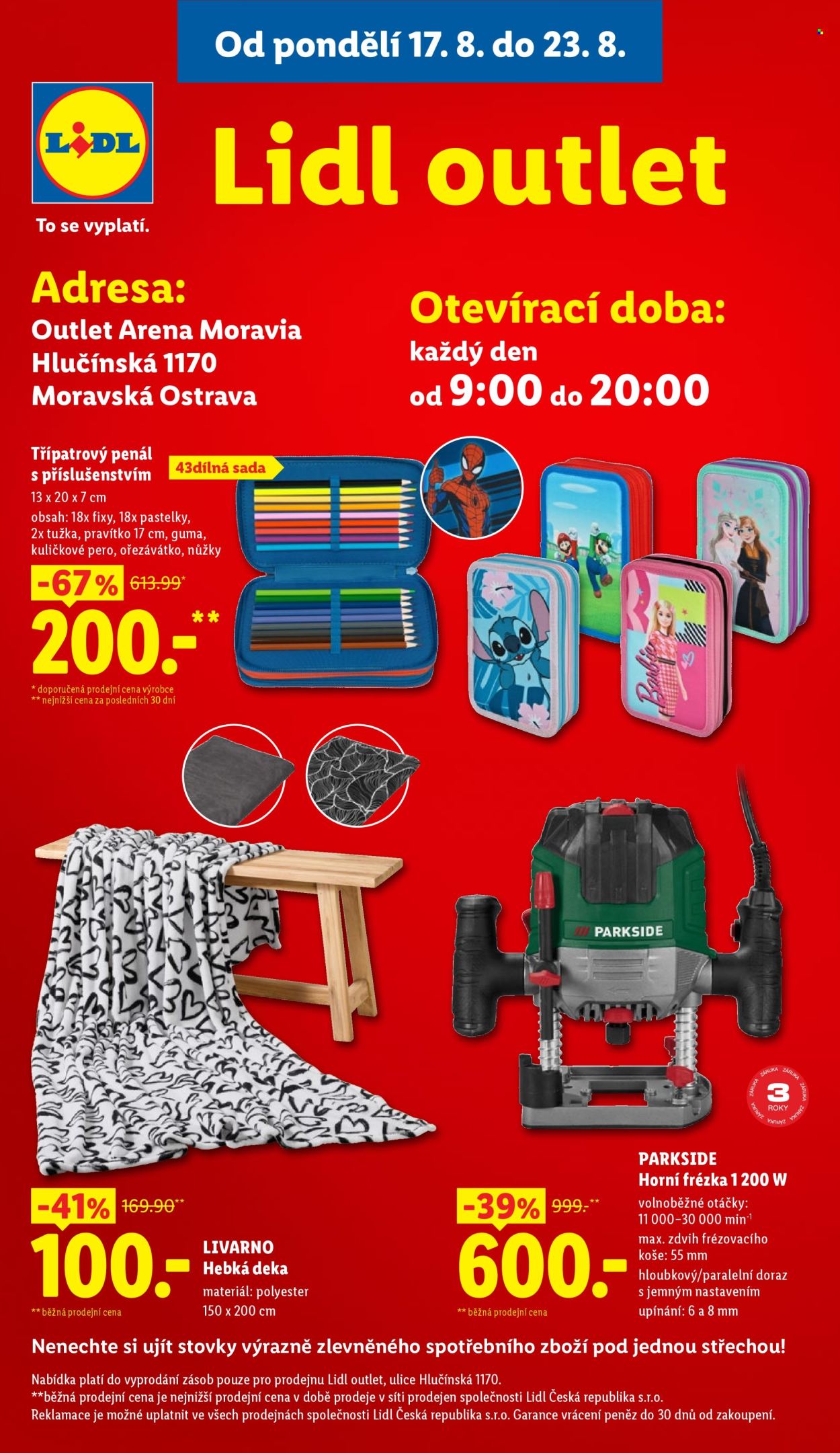 Leták Lidl - 17.8.2026 - 19.8.2026. Strana 43