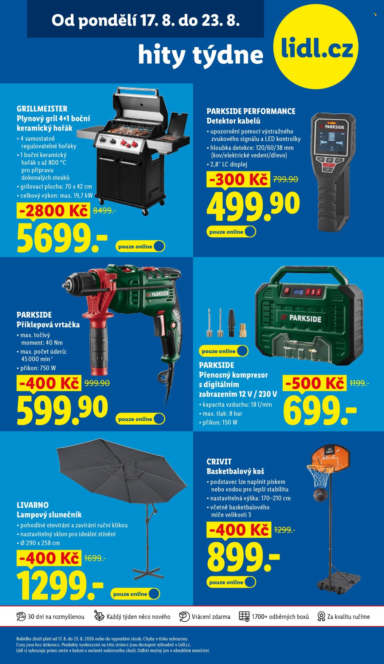 Leták Lidl - 17.8.2026 - 19.8.2026. Strana 45