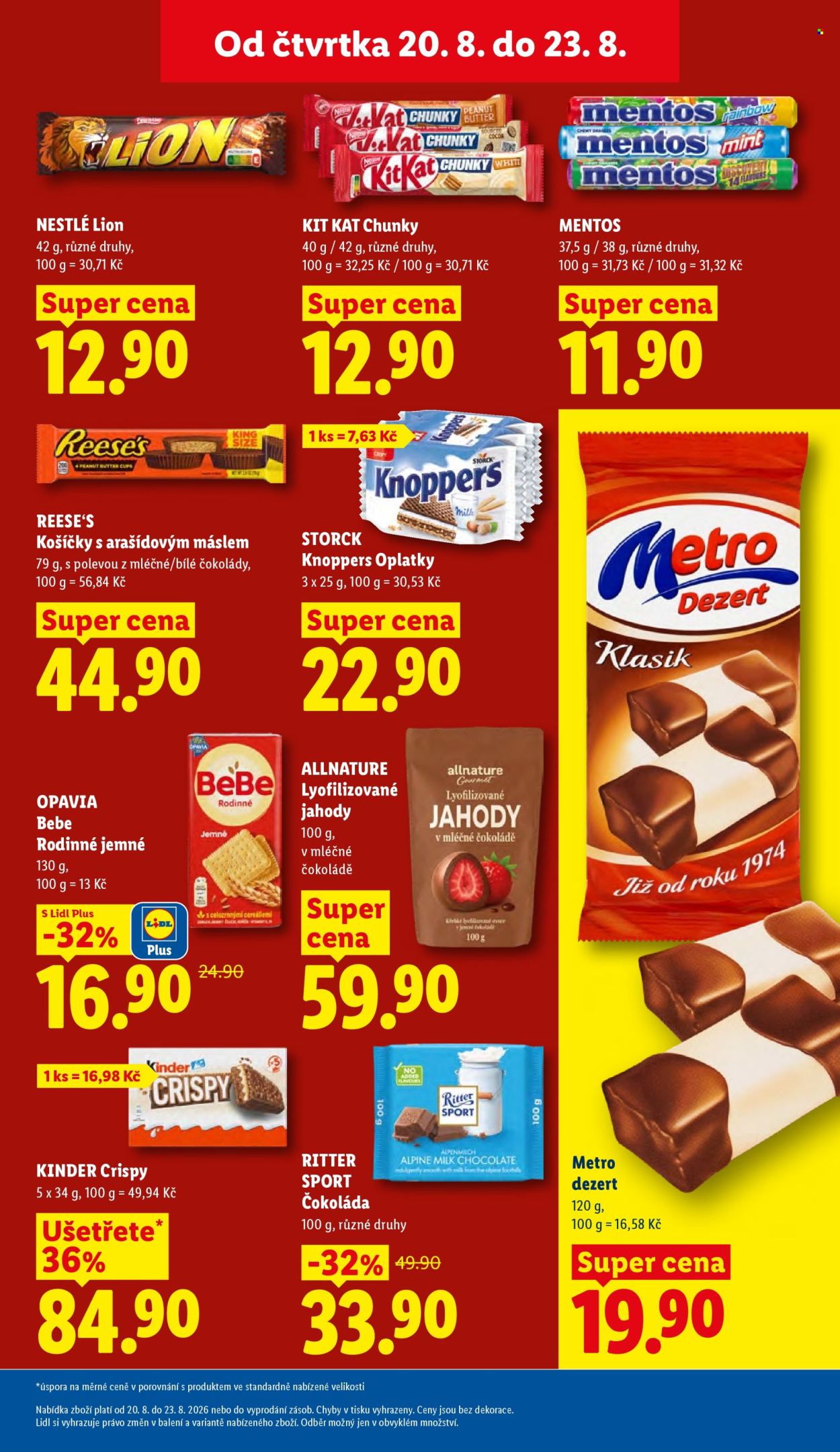 Leták Lidl - 20.8.2026 - 23.8.2026. Strana 23