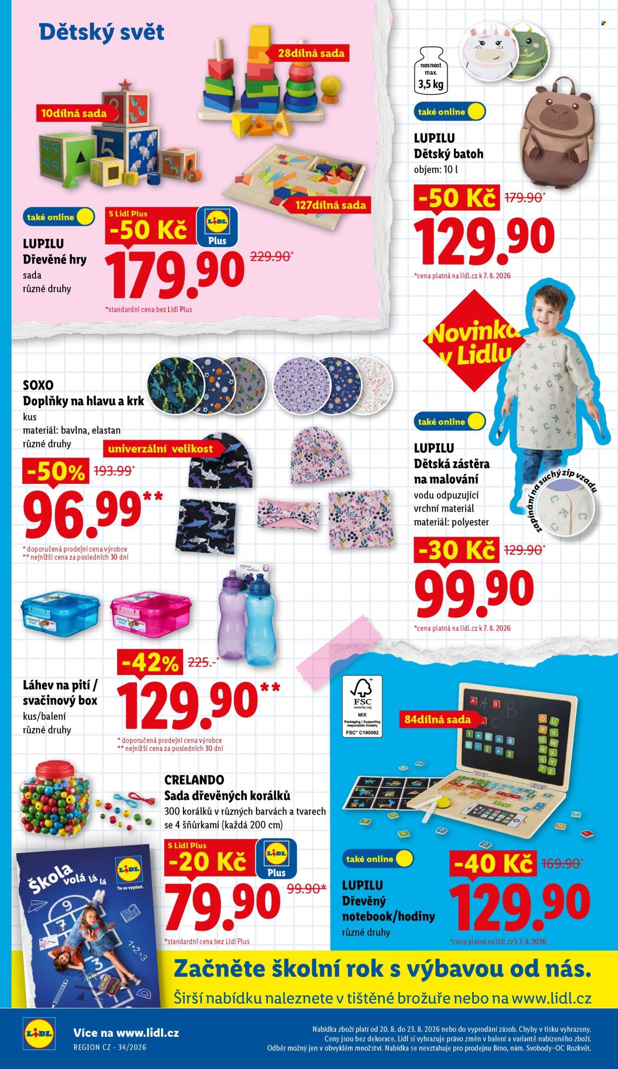 Leták Lidl - 20.8.2026 - 23.8.2026. Strana 34