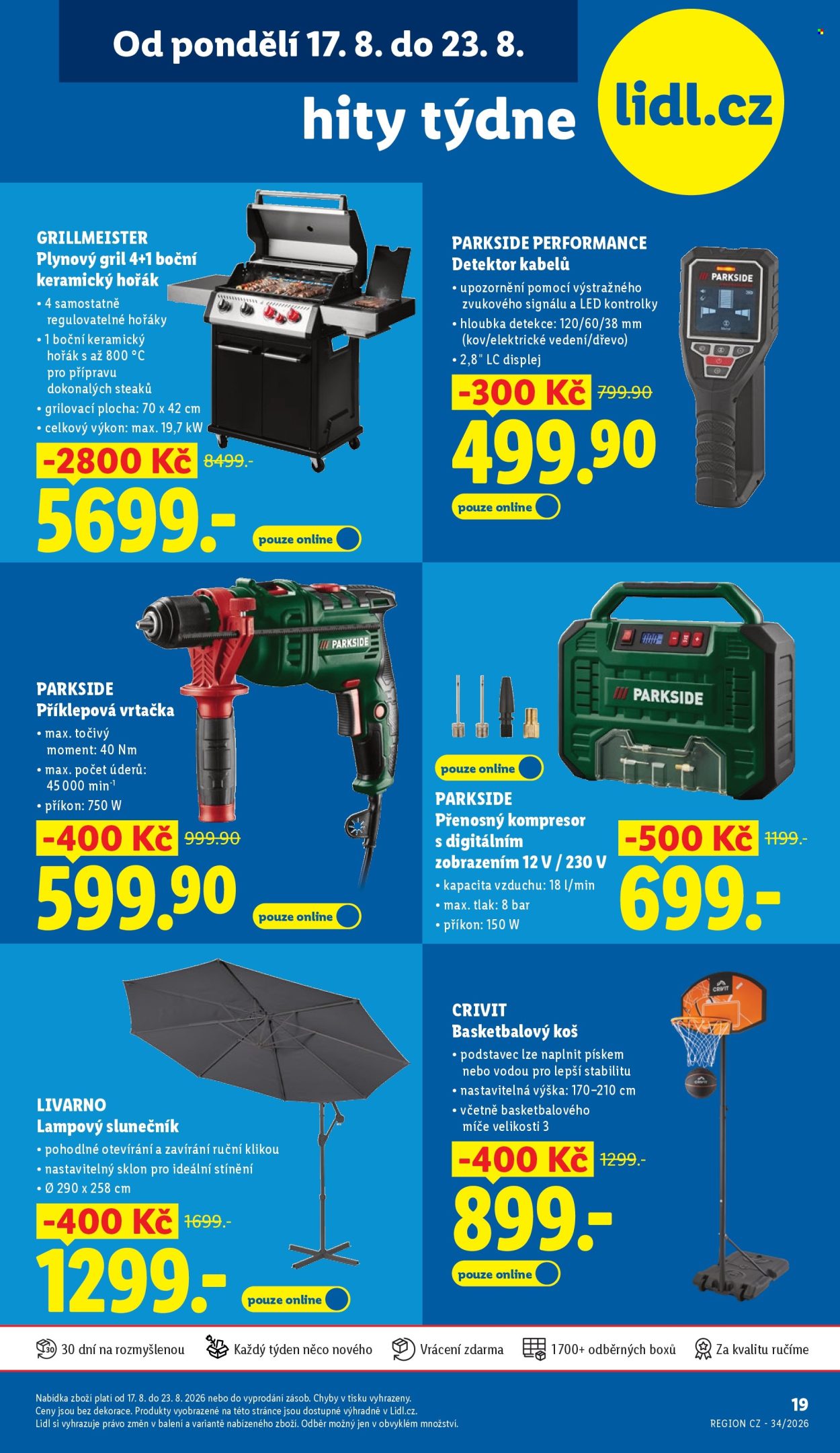 Leták Lidl - 17.8.2026 - 23.8.2026. Strana 1