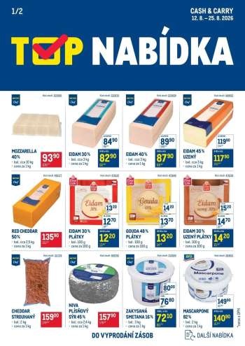 Leták MAKRO - 12.8.2026 - 25.8.2026.