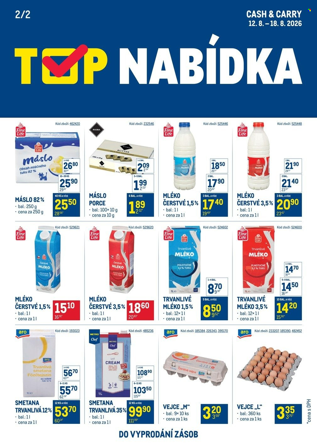 Leták MAKRO - 12.8.2026 - 18.8.2026. Strana 1
