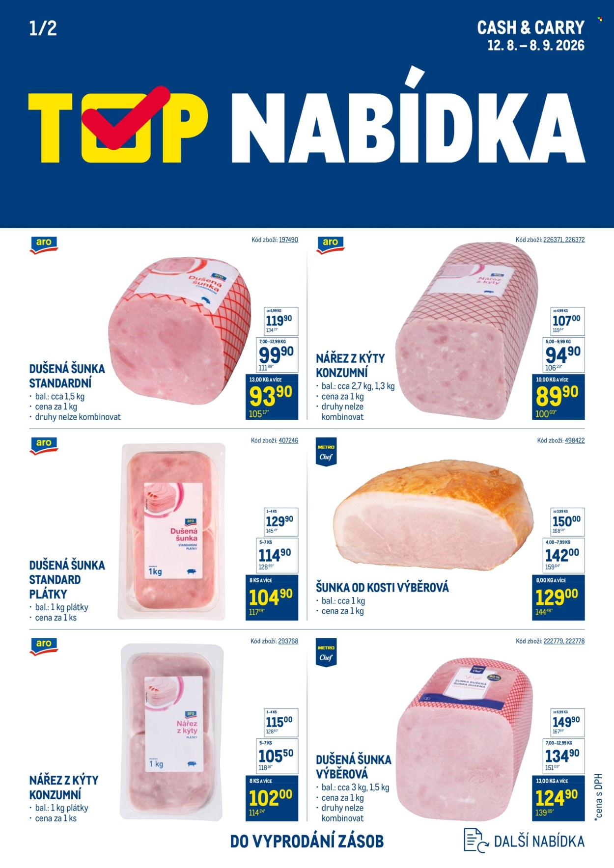 Leták MAKRO - 12.8.2026 - 8.9.2026. Strana 1