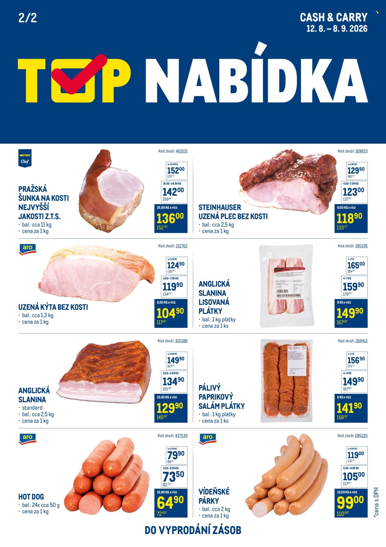 Leták MAKRO - 12.8.2026 - 8.9.2026. Strana 2