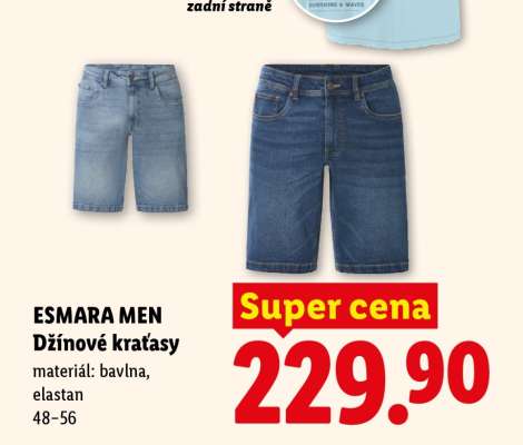 ESMARA MEN Džínové kraťasy