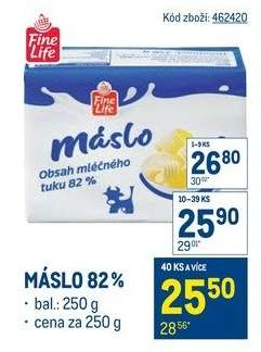 MÁSLO 82%