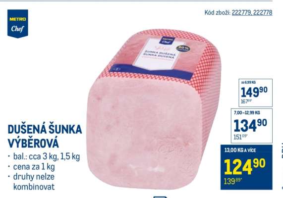 Dušená šunka výběrová