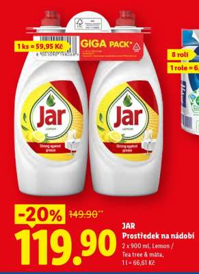 Jar prostředek na nádobí