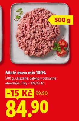 Mleté maso mix 100%