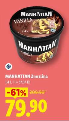 MANHATTAN Zmrzlina