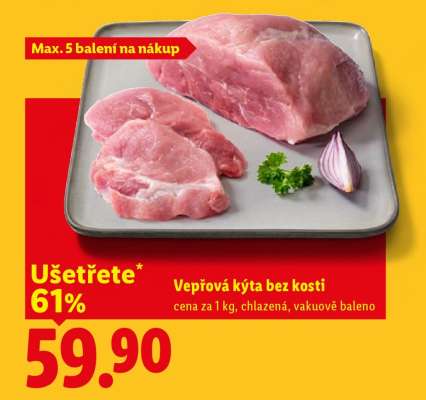 Vepřová kýta bez kosti
