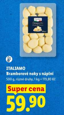 ITALIAMO Bramborové noky s náplní