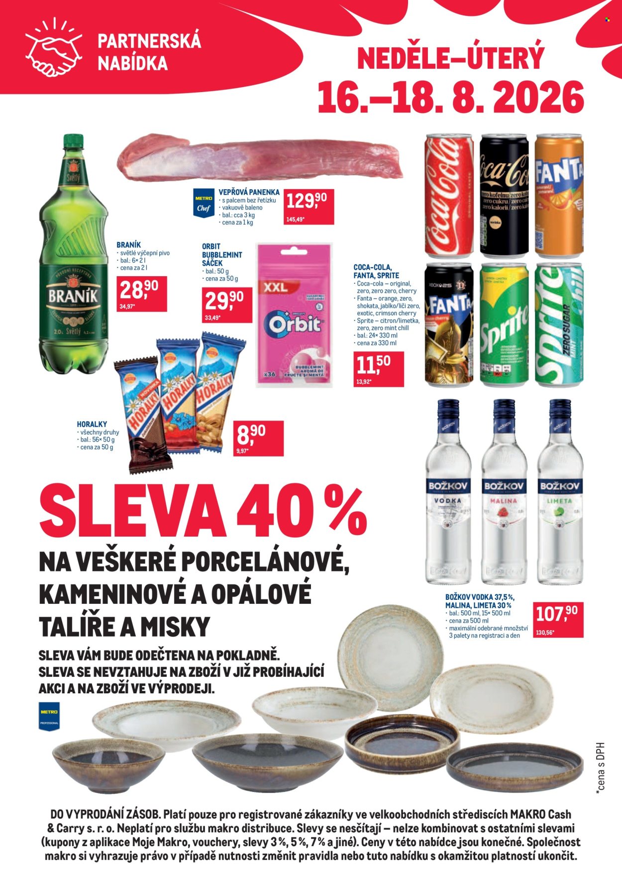 Leták MAKRO - 16.8.2026 - 18.8.2026. Strana 1