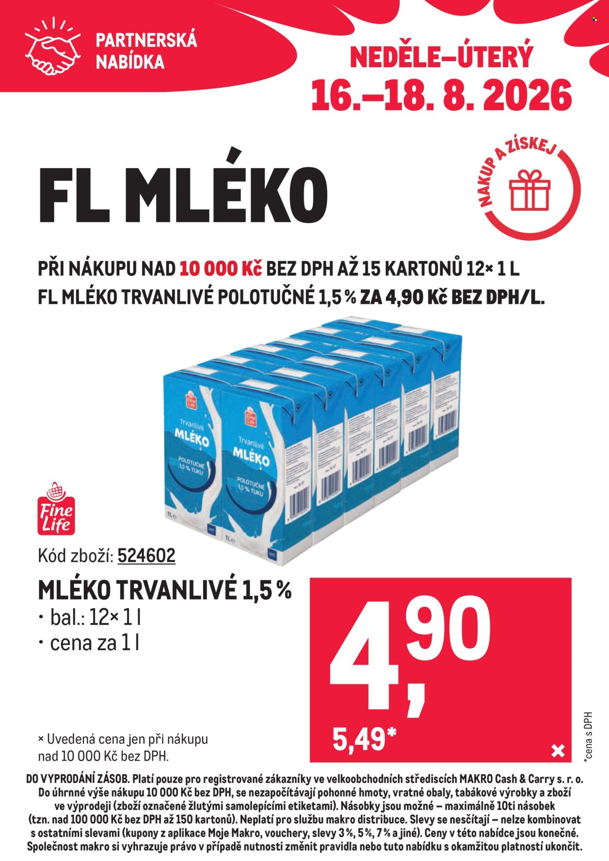 Leták MAKRO - 16.8.2026 - 18.8.2026. Strana 2