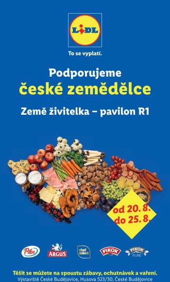 Leták Lidl - 20.8.2026 - 25.8.2026.