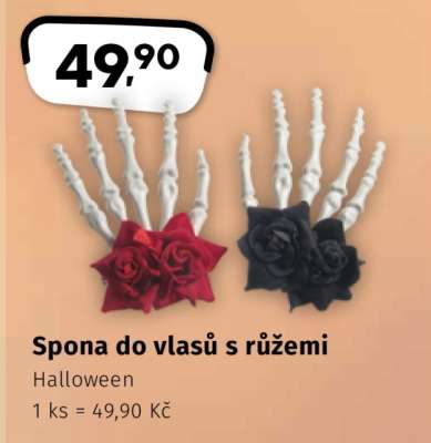 Spona do vlasů s růžemi