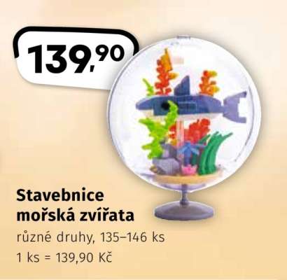 Stavebnice mořská zvířata