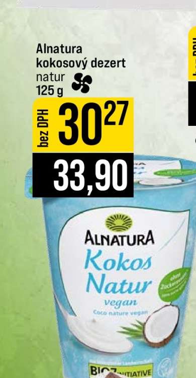 Alnatura kokosový dezert natur