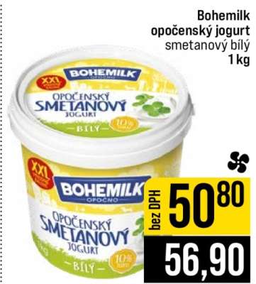 Bohemilk opočenksý jogurt