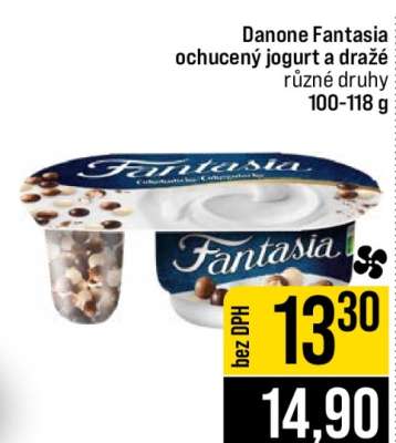 Danone Fantasia ochucený jogurt a dražé