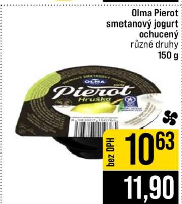 Olma Pierot smetanový jogurt ochucený
