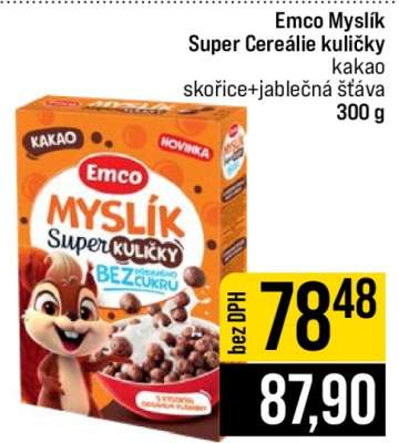 Emco Myslík Super Cereálie kuličky