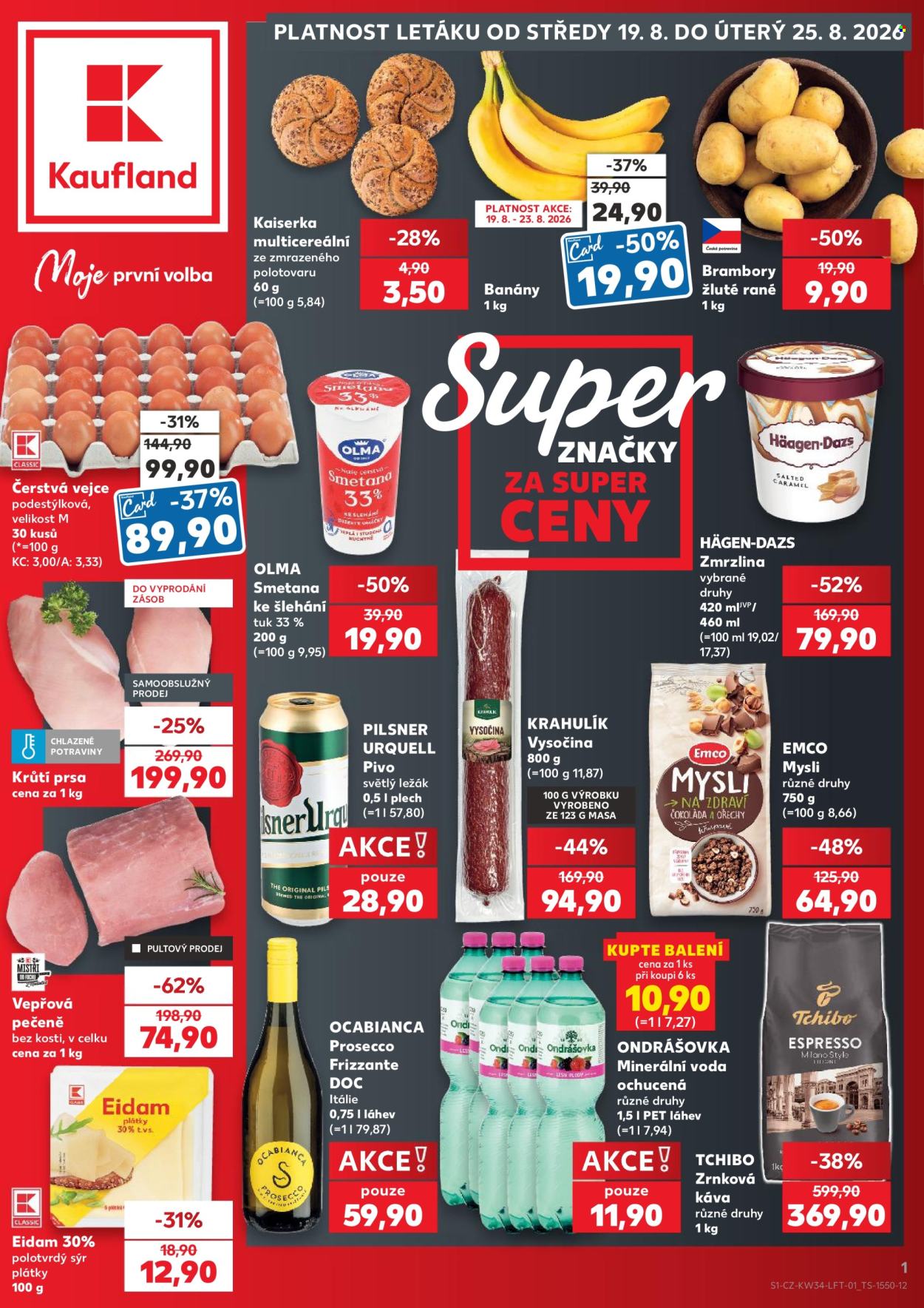 Leták Kaufland - 19.8.2026 - 25.8.2026. Strana 1
