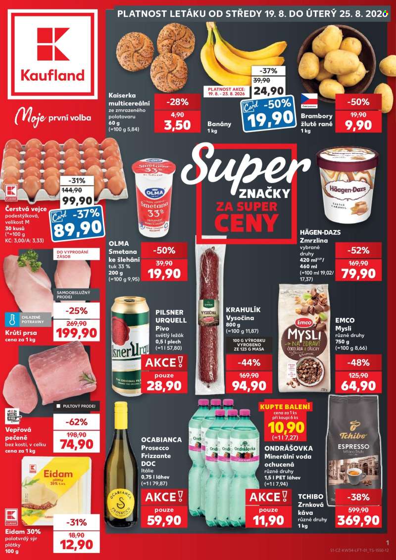 Leták Kaufland - 19.8.2026 - 25.8.2026.