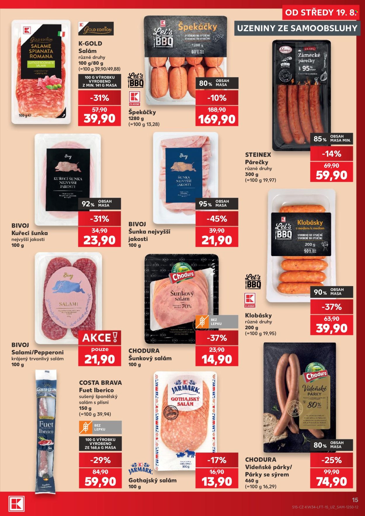 Leták Kaufland - 19.8.2026 - 25.8.2026. Strana 15