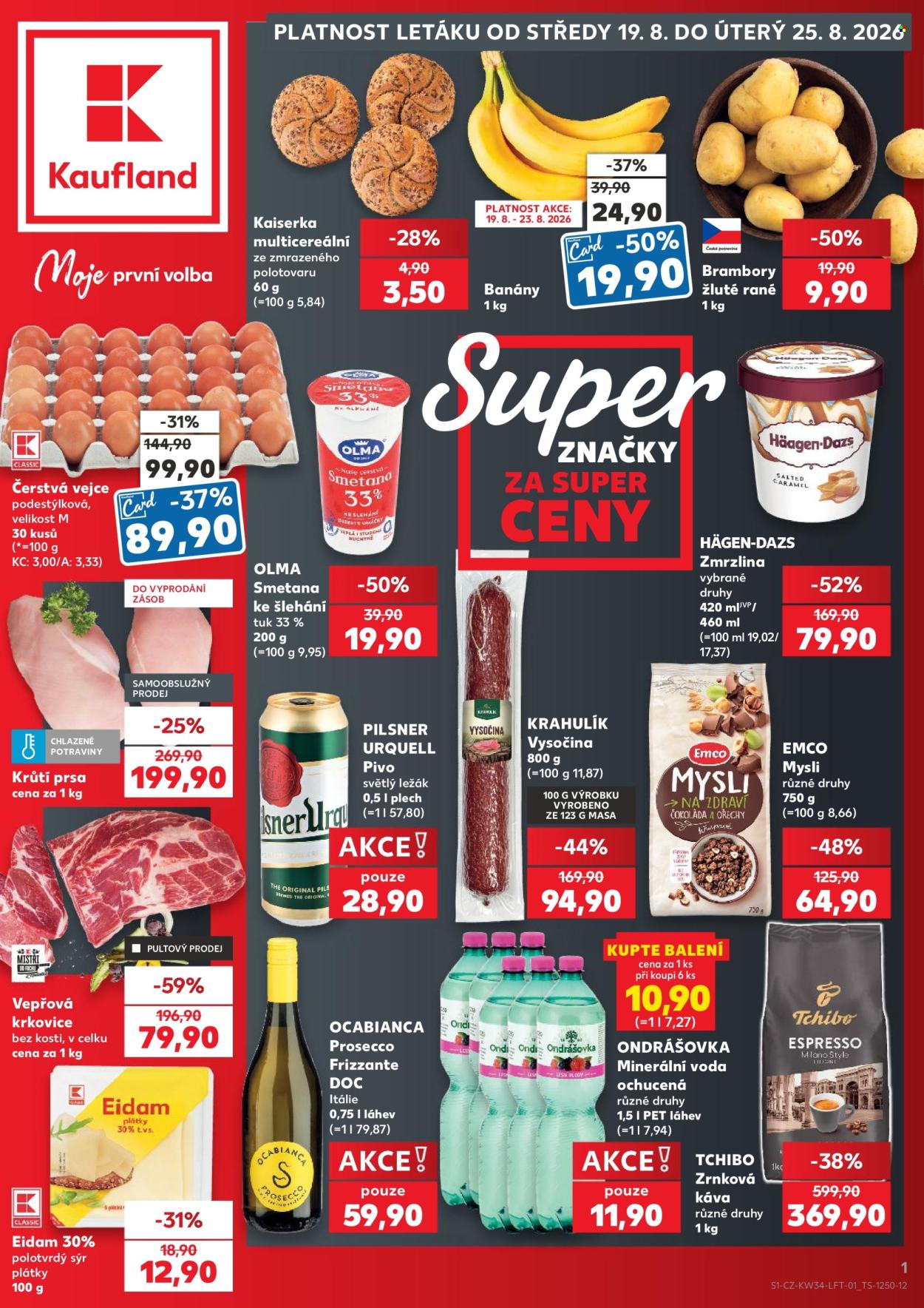 Leták Kaufland - 19.8.2026 - 25.8.2026. Strana 1