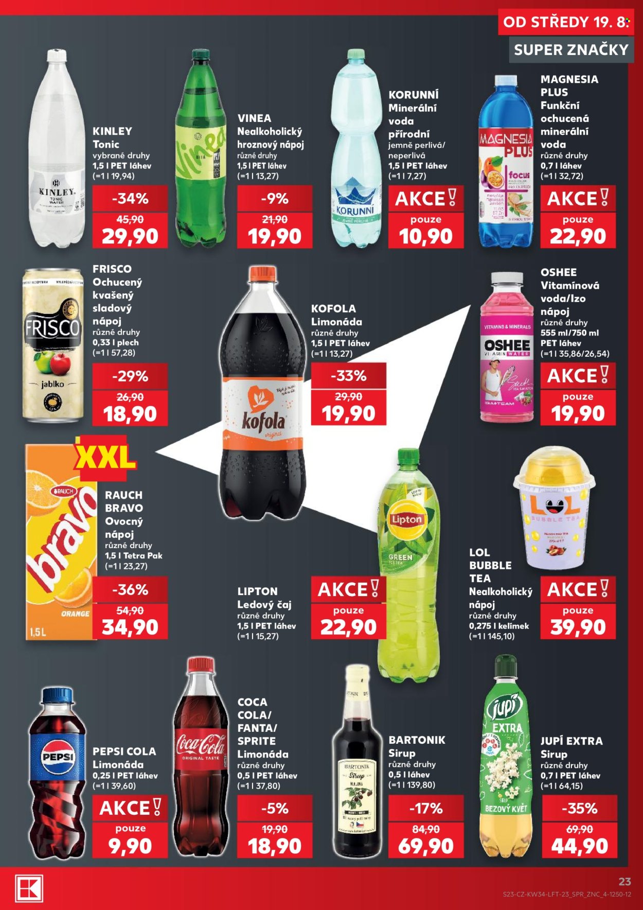 Leták Kaufland - 19.8.2026 - 25.8.2026. Strana 23