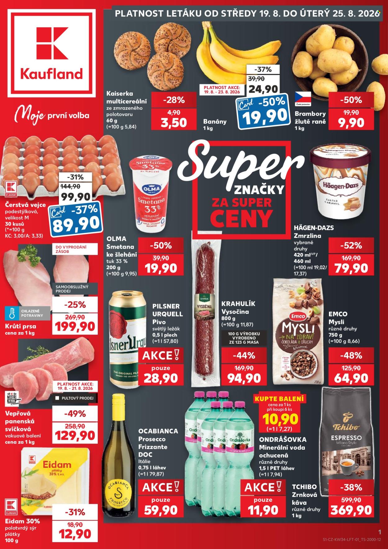 Leták Kaufland - 19.8.2026 - 25.8.2026. Strana 1