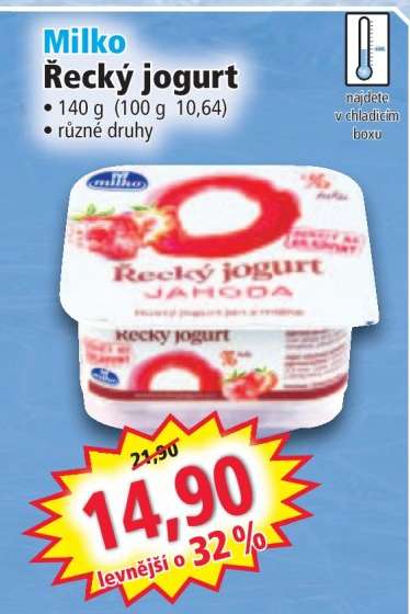 Milko Řecký jogurt