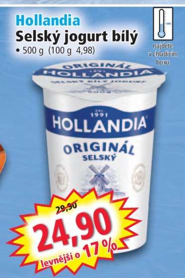 Hollandia Selský jogurt bílý
