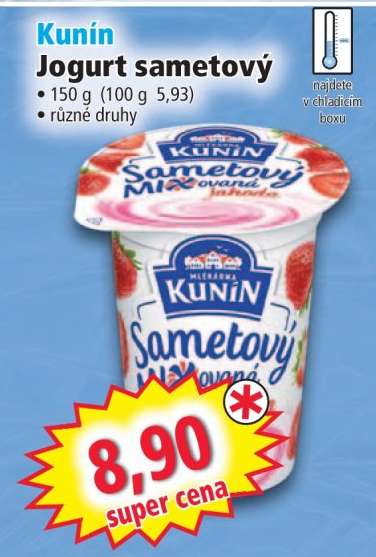 Kunín Jogurt sametový