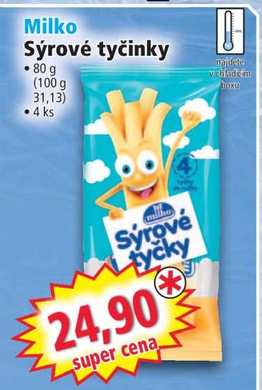 Milko Sýrové tyčinky
