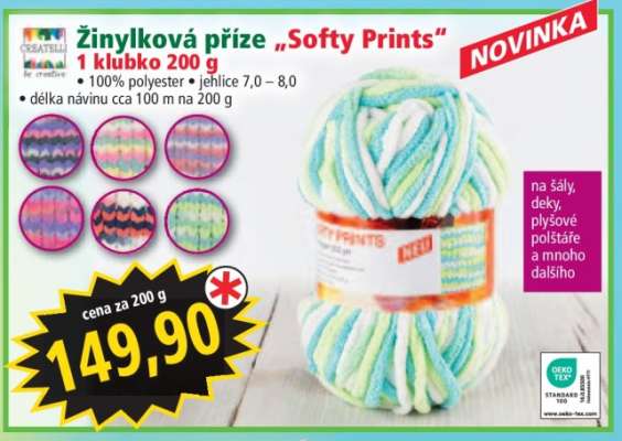 Žinylková příze „Softy Prints“