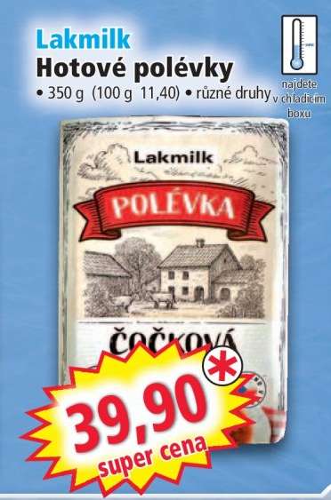 LAKMILK Hotové polévky