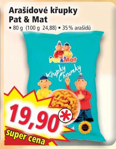 Arašídové křupky Pat & Mat