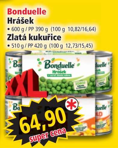 Bonduelle Hrášek