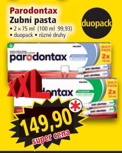 Parodontax zubní pasta