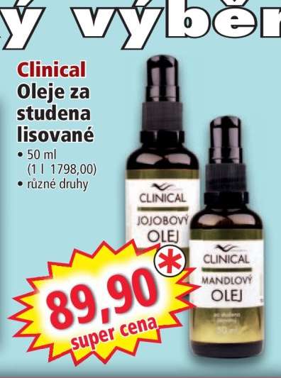 Clinical Oleje za studena lisované