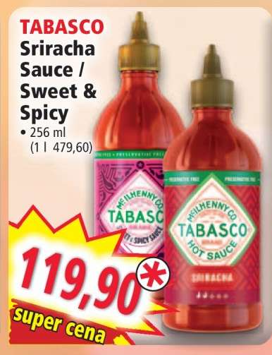 TABASCO Sriracha Sauce / Sweet & Spicy
