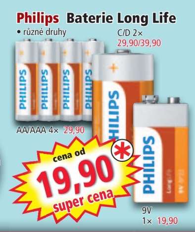 Philips Baterie Long Life